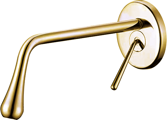 Pure Minimal Gold Ankastre Lavabo Armatürü Bf-206 BF-206
