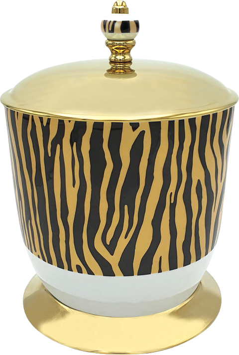 Pure  Tiger Gold Zebra Çöp Kovası Aks-1701 AKS-1701