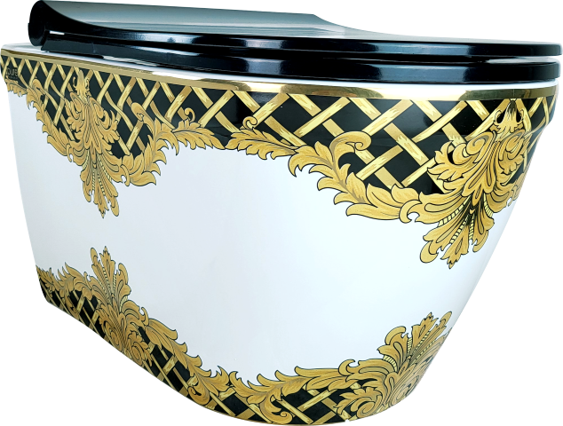 Pure White Gold  Kleopatra Kanalsız Asma Klozet Wh-296 WH-296