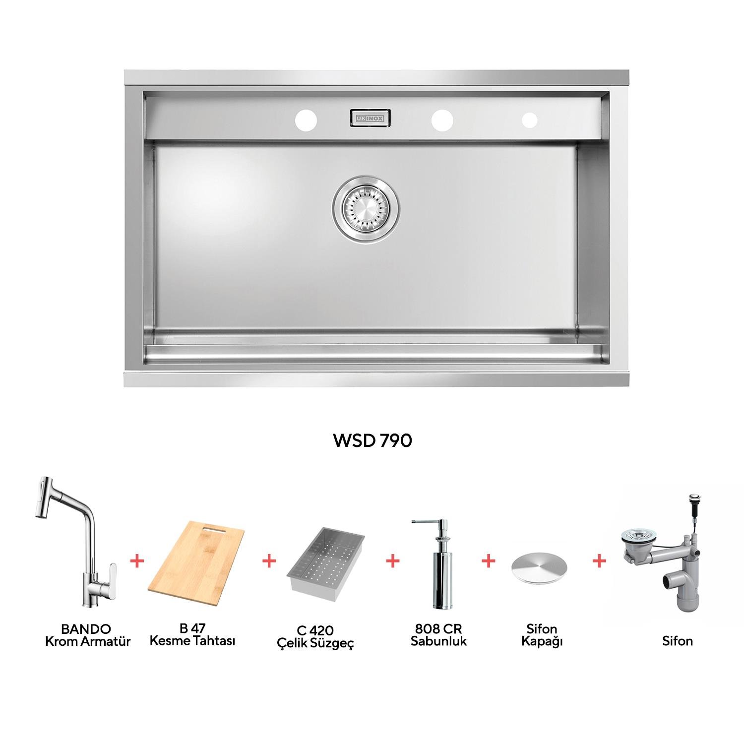 Workstatıon Wsd 790 Tezgah Üstü / Tezgaha Sıfır Evıye Set SET.KMPNY.0091