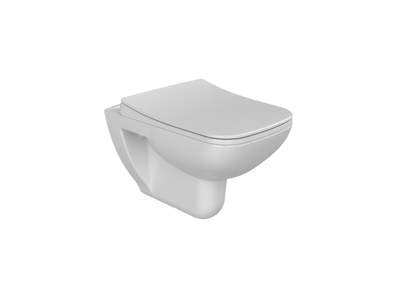 Turkuaz Duru Asma Klozet+Yavaş Kapanır Kapak 7T0185.02