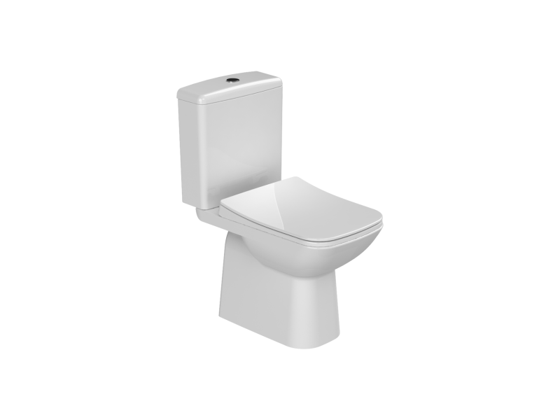 Turkuaz Duru Klozet+Rezervuar+Yavaş Kapanır Kapak+ Damla İç Takım 7T0288.08