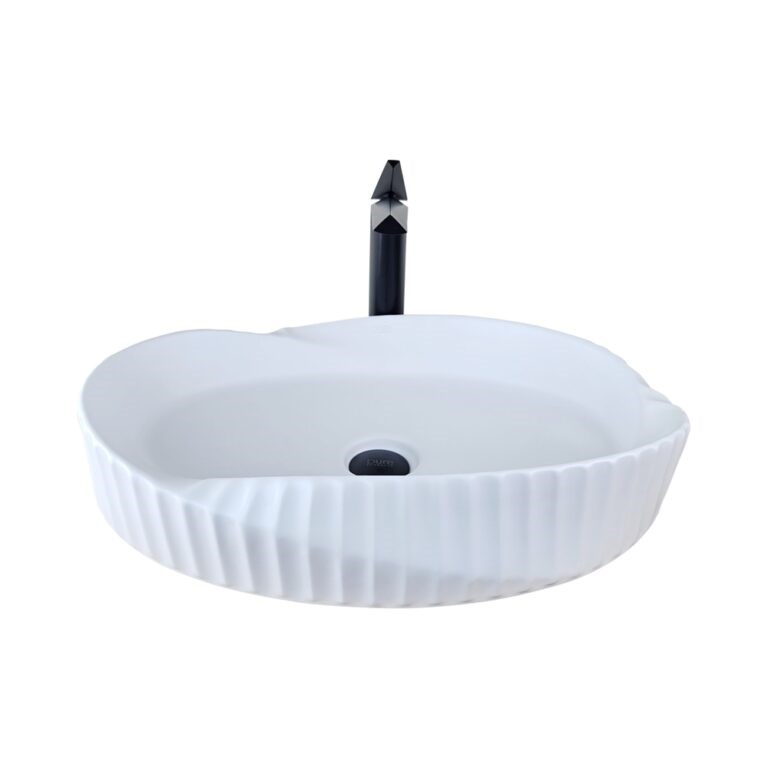 Nexa 60 cm Mat Beyaz Çanak Lavabo W-301