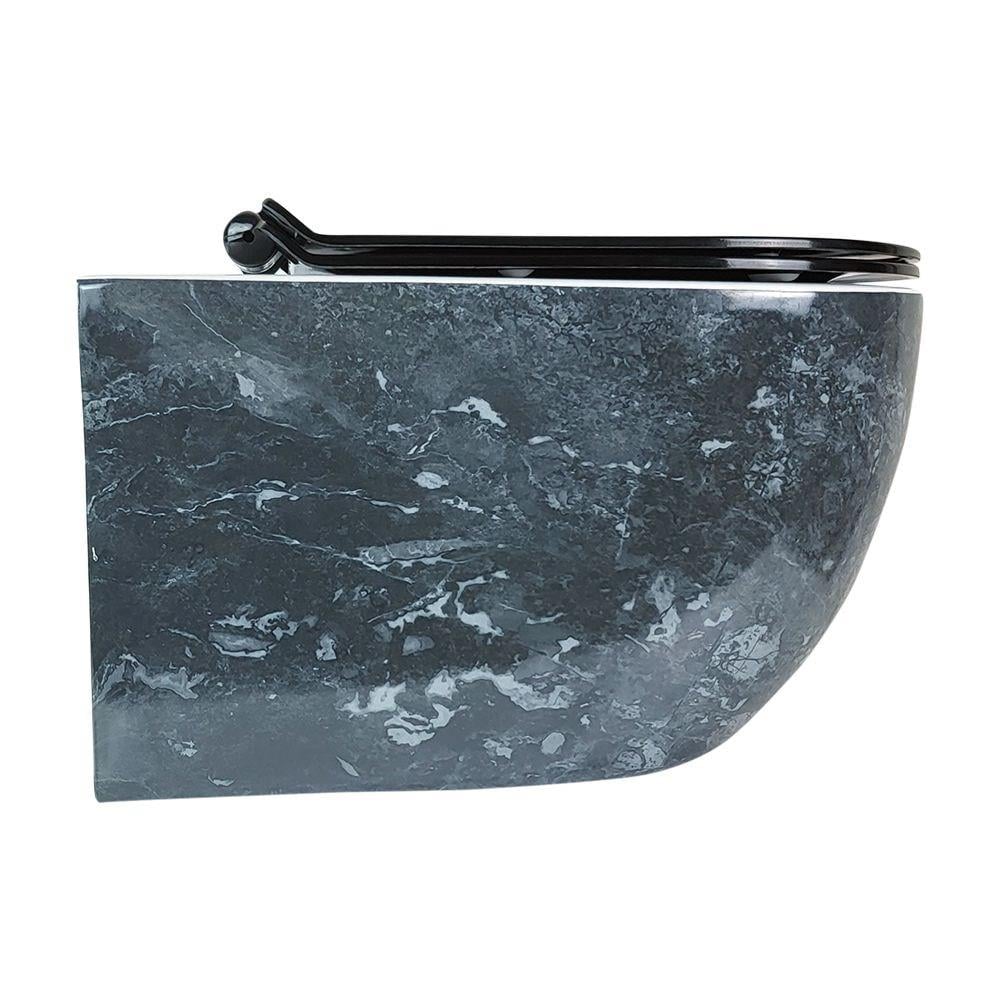 Bıga Antrasıt Kanalsız Klozet+Soft Kapak Wh-829+Cs-22 WH-829+CS-22