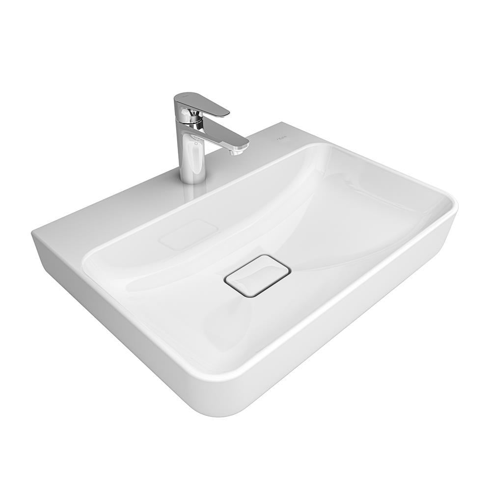 Zero 2.0 60X45 Cm Armatür Bantlı Dıkdörtgen Tezgah Üzerı Lavabo 60X45 310200200420