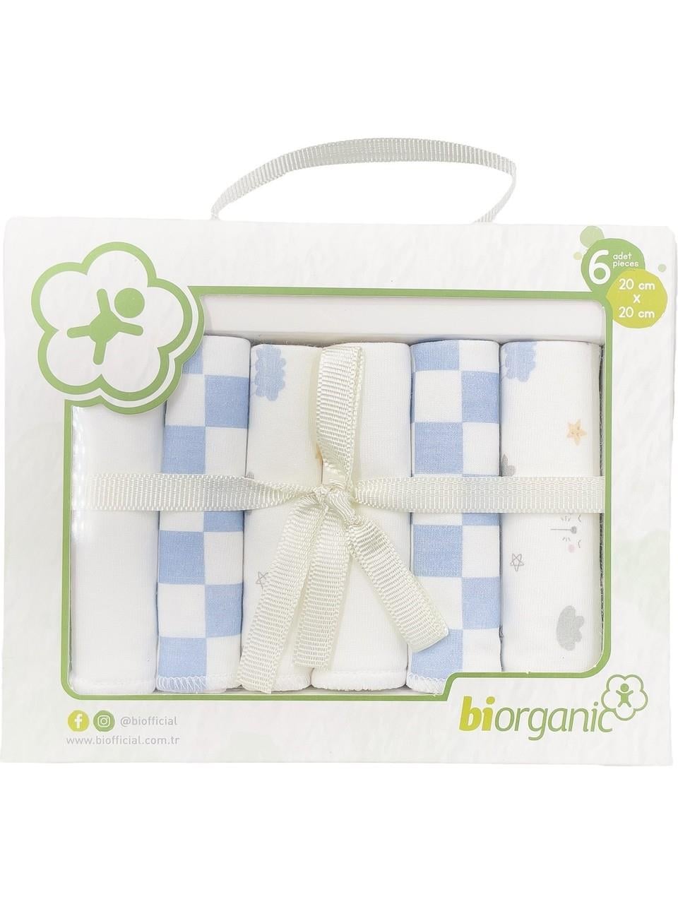 Bibaby Desenli 6lı Penye Mendil