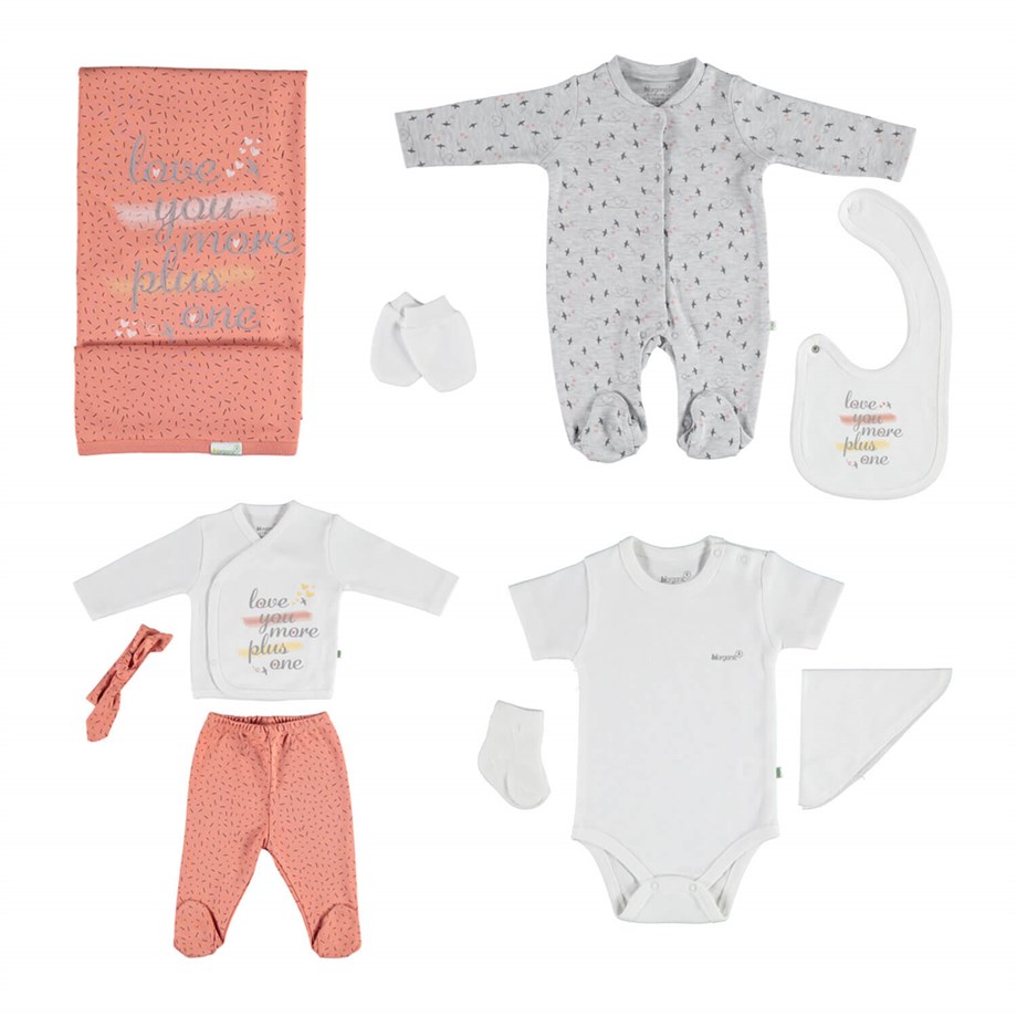 Bibaby Organik Hastane Çıkışı 10Lu Sweet Time Kar Melanj - Kiremit