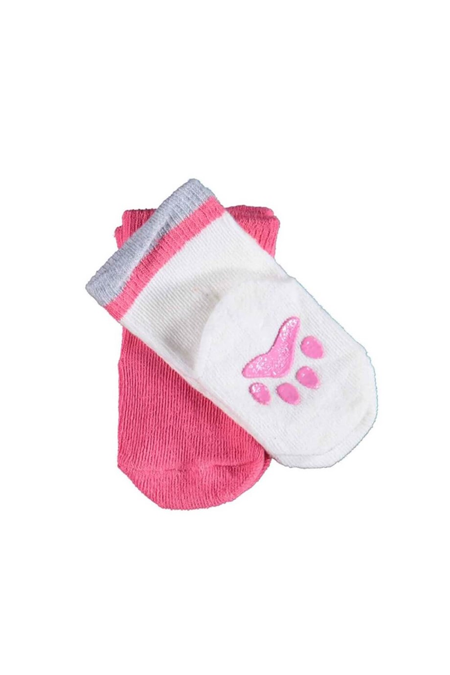 Bibaby Paw 2li Kaymaz Çorap
