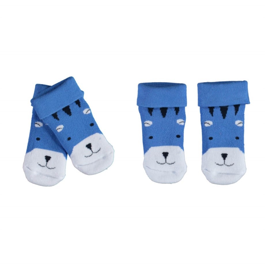 Bibaby Tiger Desen Havlu Çorap