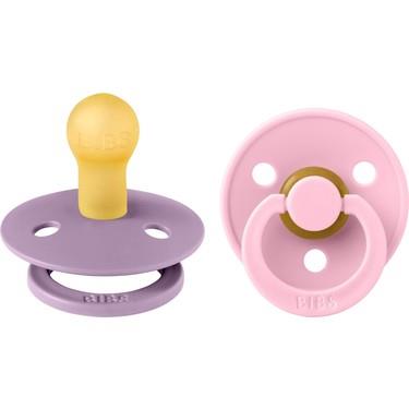 Bibs Colour 2li Kauçuk Emzik Levander - Baby Pink 0-6 Ay