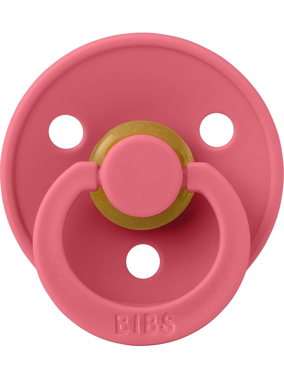 Bibs Colour Anatomik Kauçuk Emzik Coral 6+ Ay