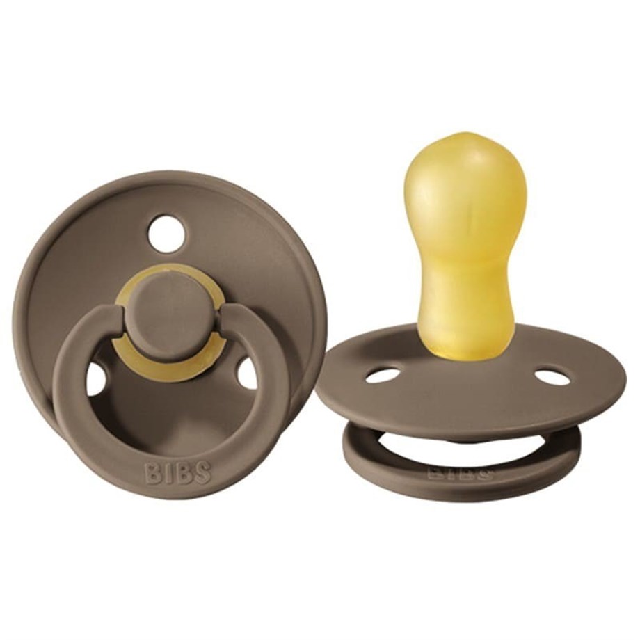 Bibs Colour Kauçuk Emzik Dark Oak 6-12 Ay