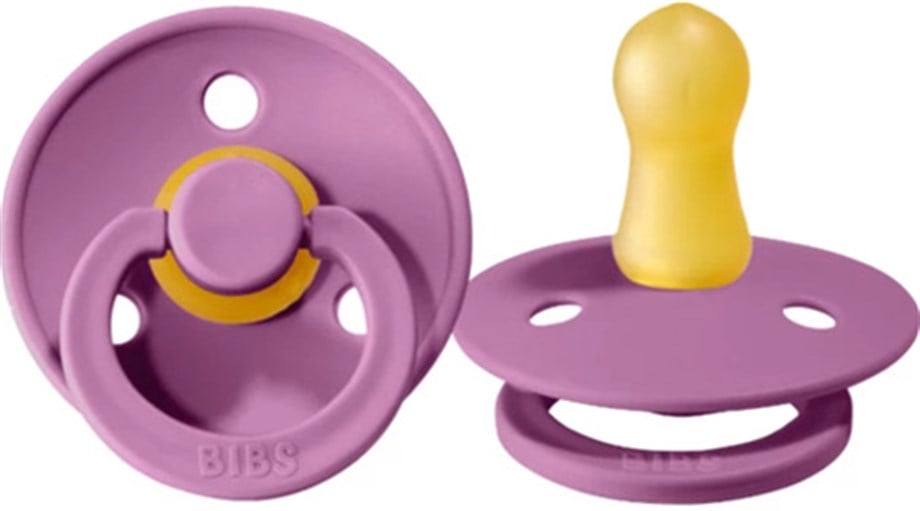 Bibs Colour Kauçuk Emzik Lavender 0-6 Ay