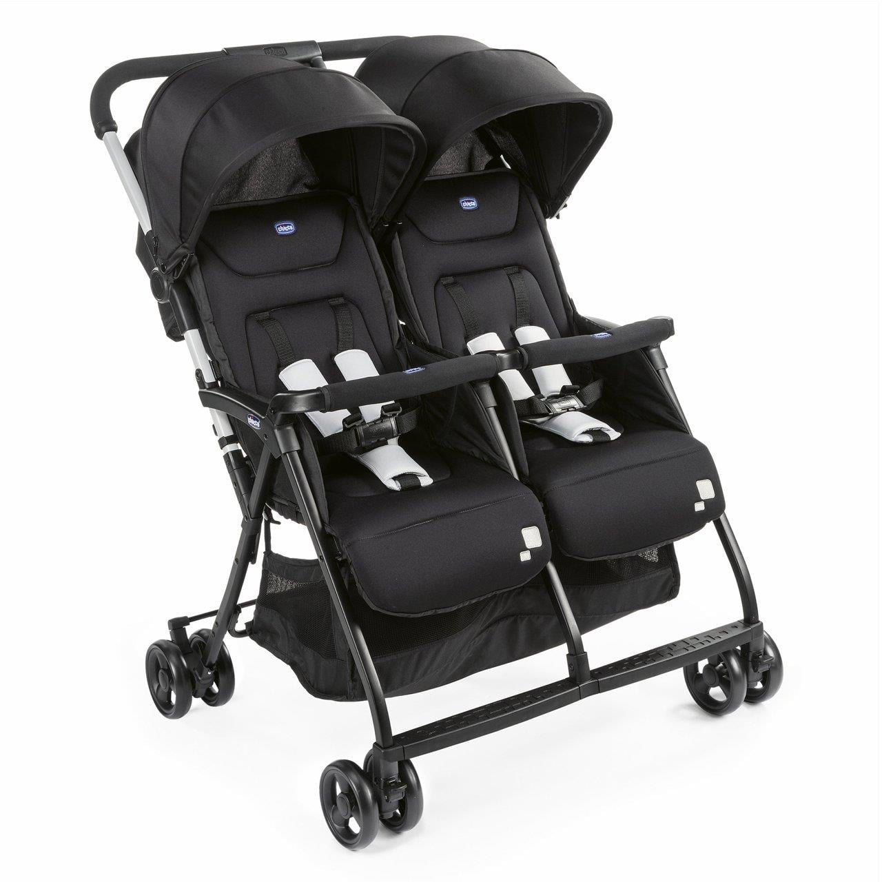 Chicco Ohlala İkiz Bebek Arabası Black Night