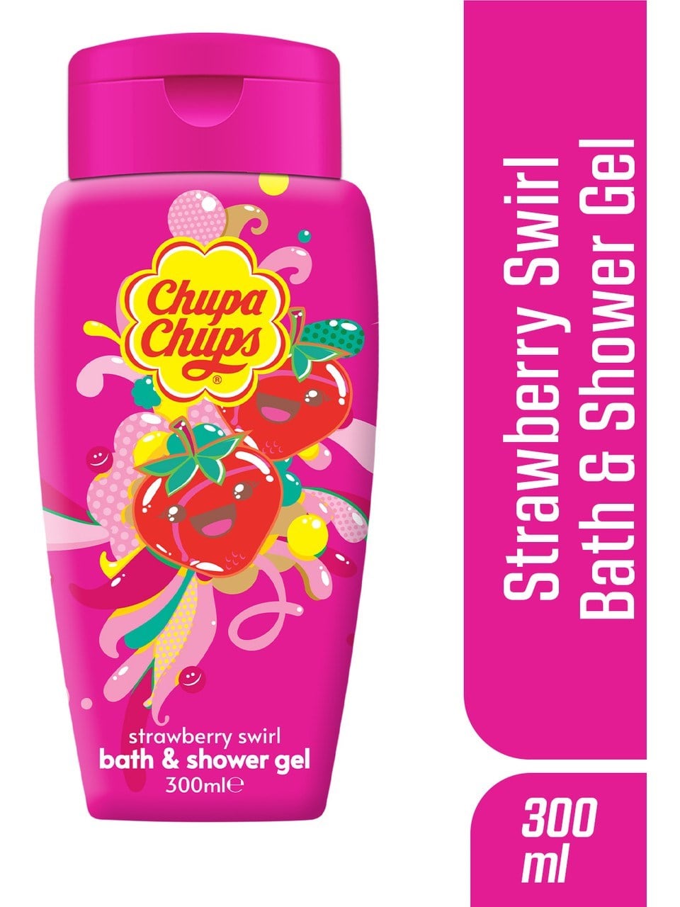 Chupa Chups Duş Jeli 300ml Çilek Kokulu
