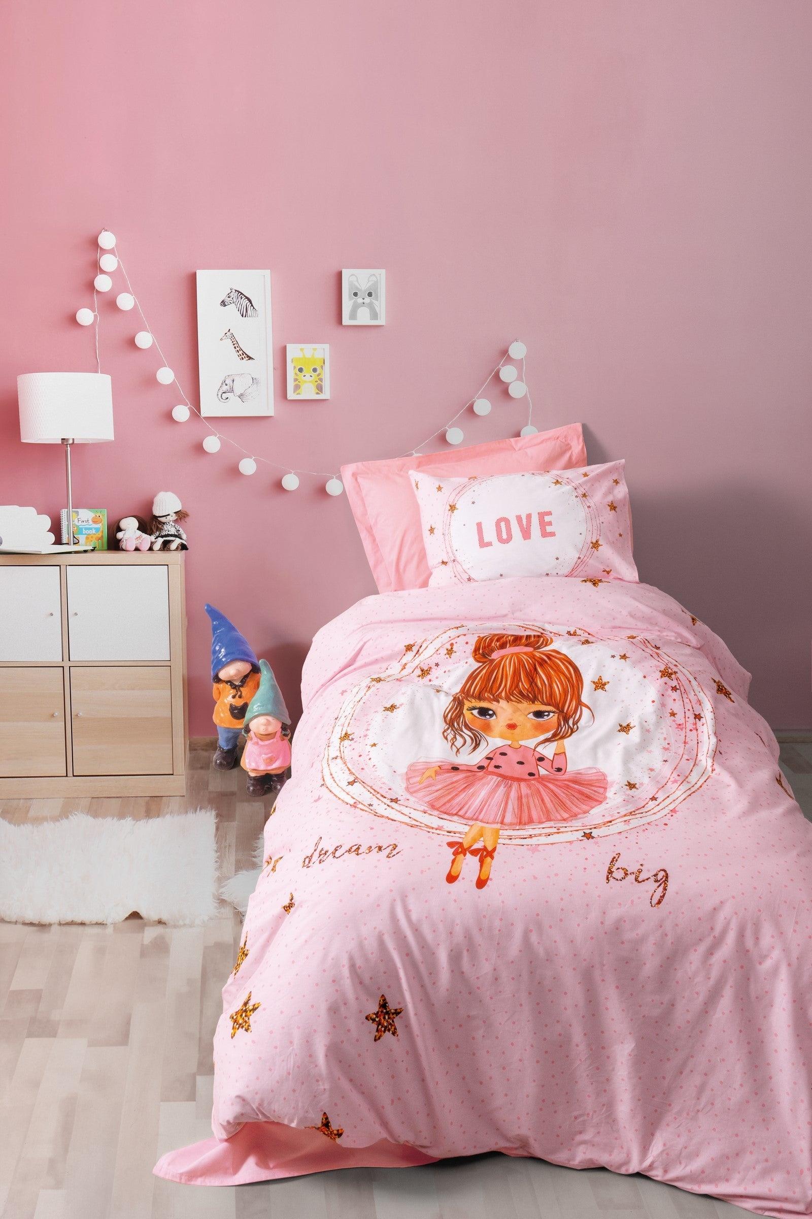 Cottonbox Jerry Pembe Genç  Nevresim Takımı
