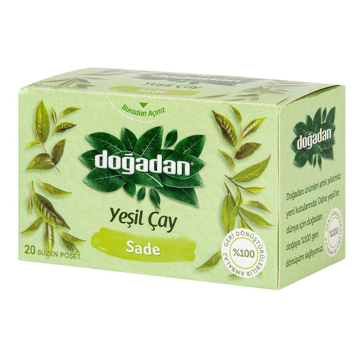 Doğadan Yeşil Çay 20'li Bardak Poşet