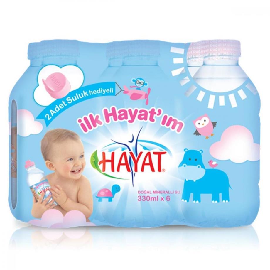 Hayat Doğal Mineralli Bebek Suyu 6Lı