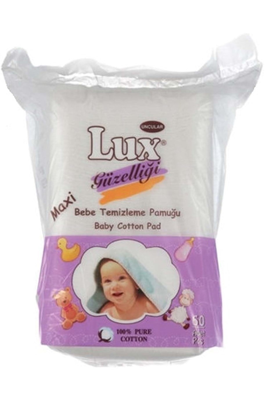Lux Bebe Temizleme Pamuğu Maxi 60 Adet