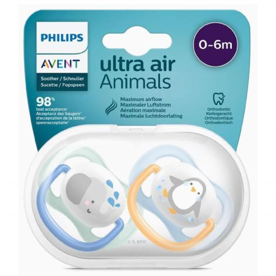 Philips Avent Scf080/05 Ultra Air Silikon Emzik 0-6 Ay Erkek