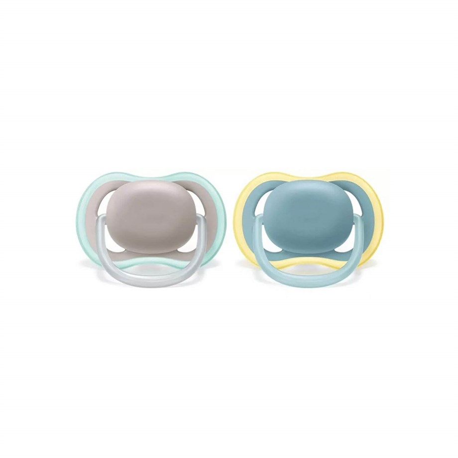 Philips Avent Scf349/01 Ultra Air Silikon Emzik 2Li 18+ Ay Nighttime Renkli