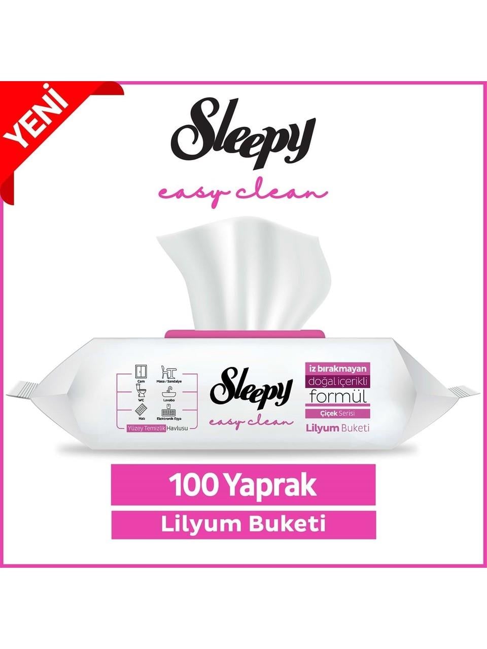 Sleepy Yüzey Temizlik Havlusu Lilyum Buketi