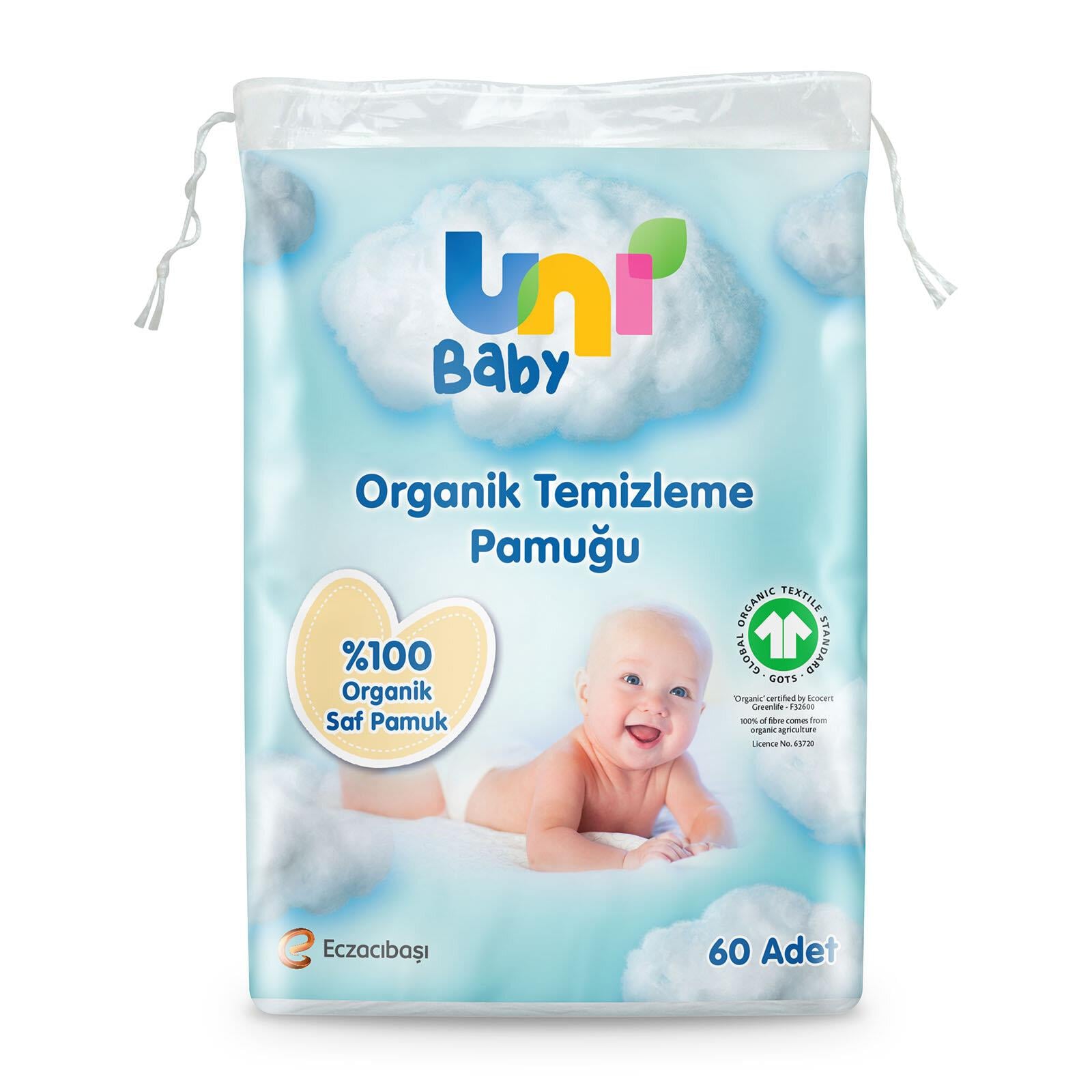 Unibaby Organik Bebek Pamuğu