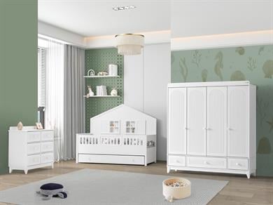 Aymini Efor Mia 4 Kapılı Bebek Odası Takımı