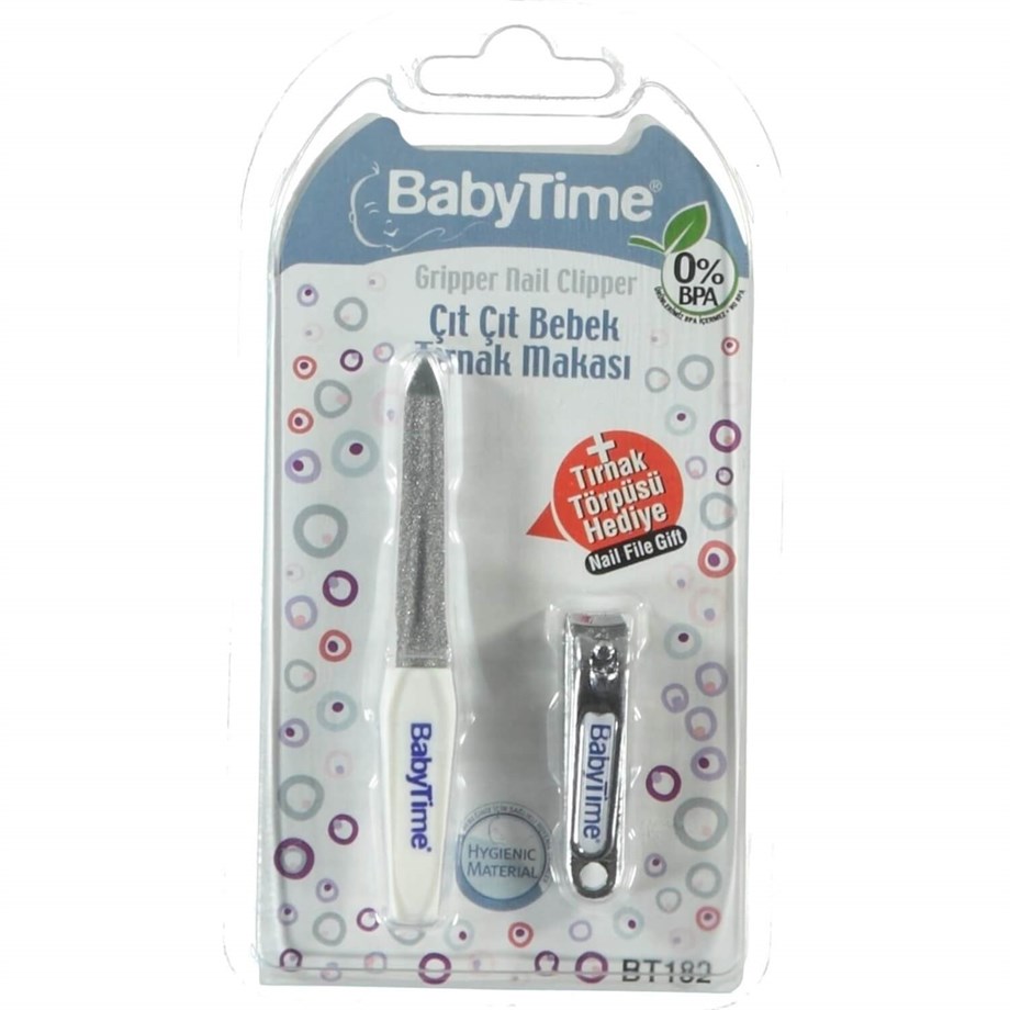 Baby Time Bebek Çıt Çıt Bebek Tırnak Makası (Törpü Hediyeli)