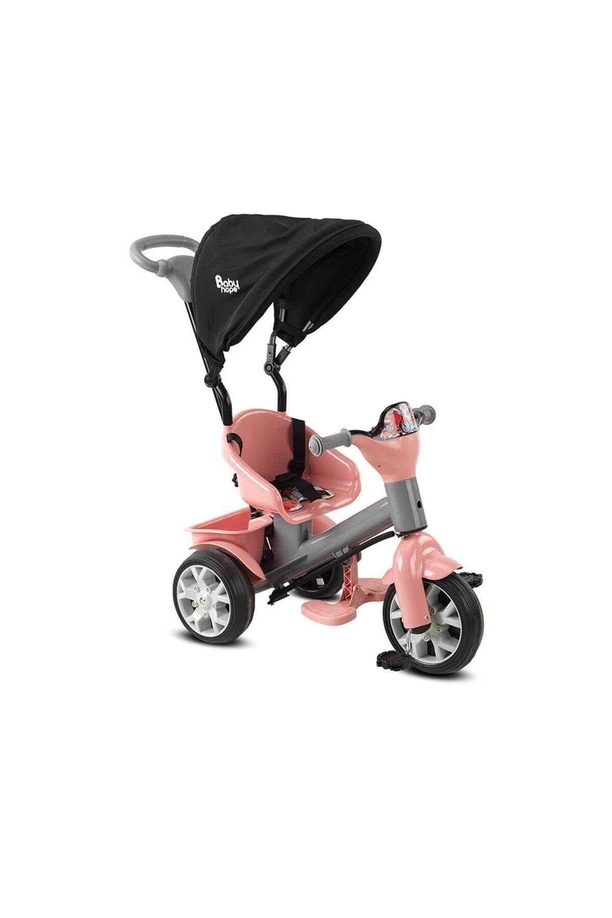 Babyhope Bobo Speed Tenteli Pembe/Gri