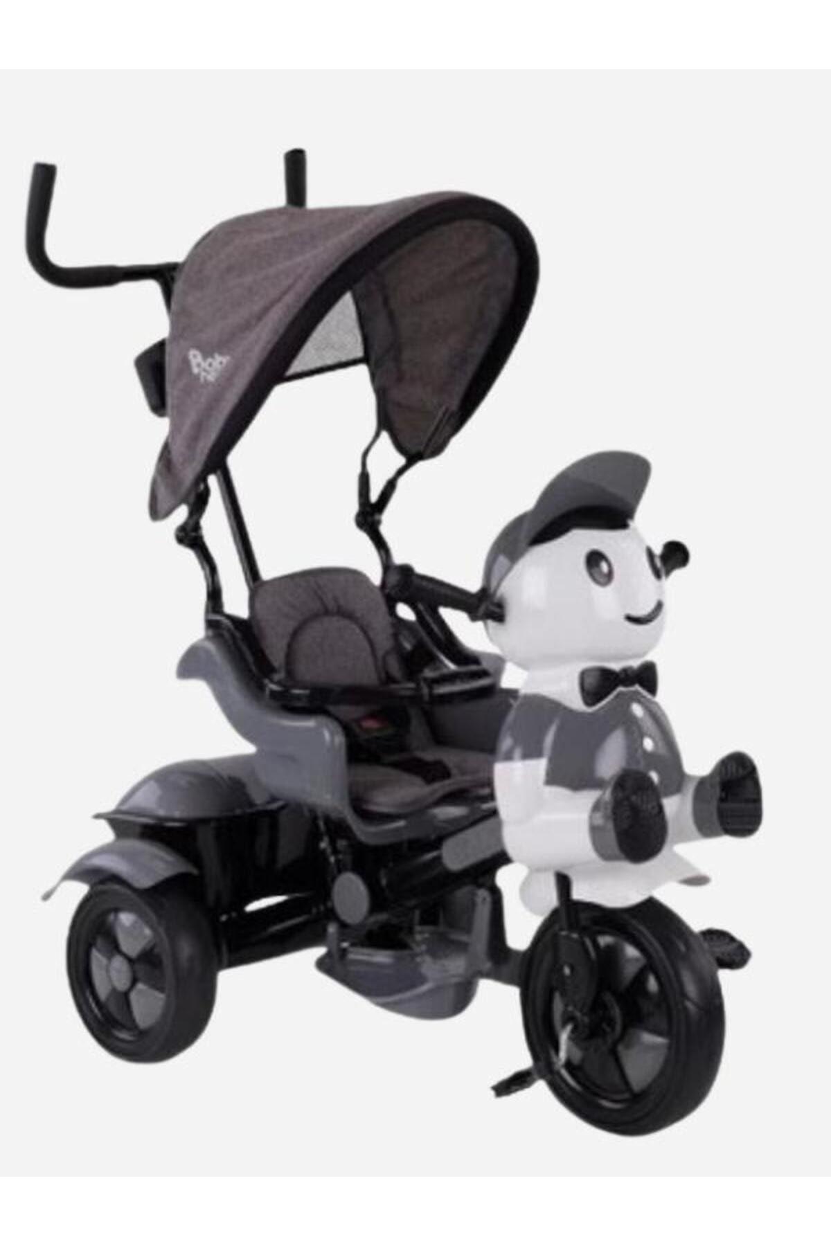 Babyhope Yupi Triycle Üç Tekerlikli Bisiklet Gri