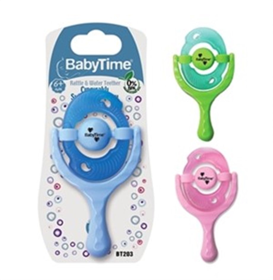 Babytime Bt203 Çıngıraklı Sulu Diş Kaşıyıcı