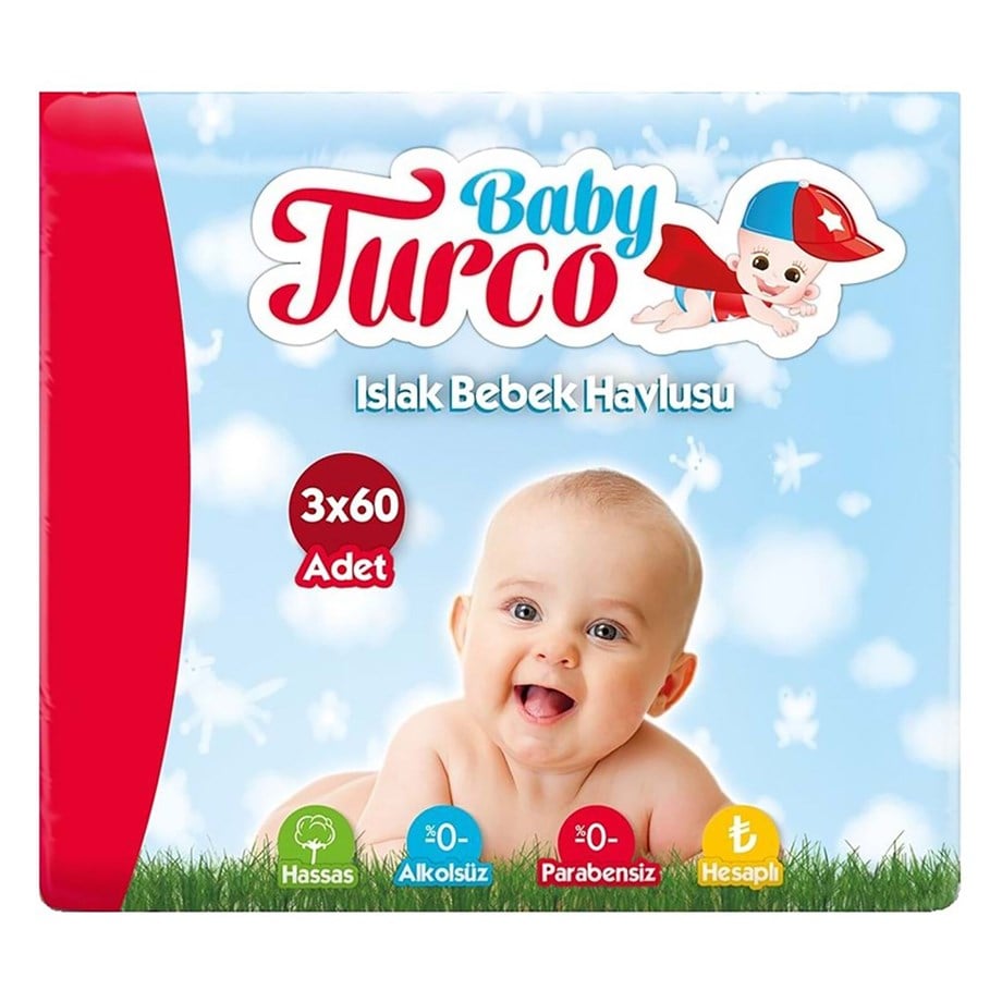 Babyturco Bebek Islak Havlu 60*3 'lü
