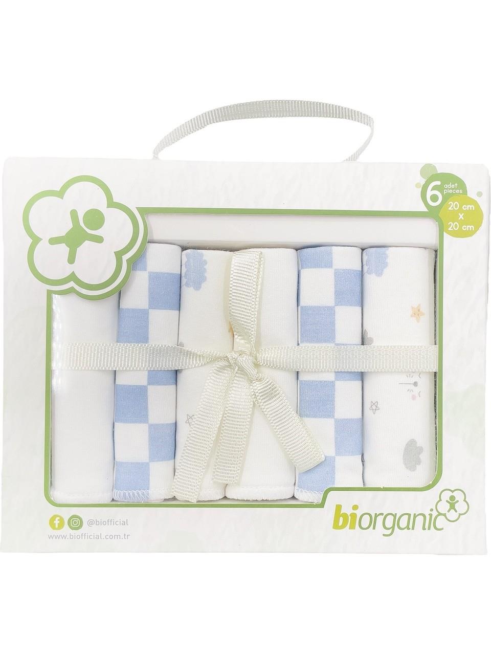 Bibaby Desenli 6lı Penye Mendil