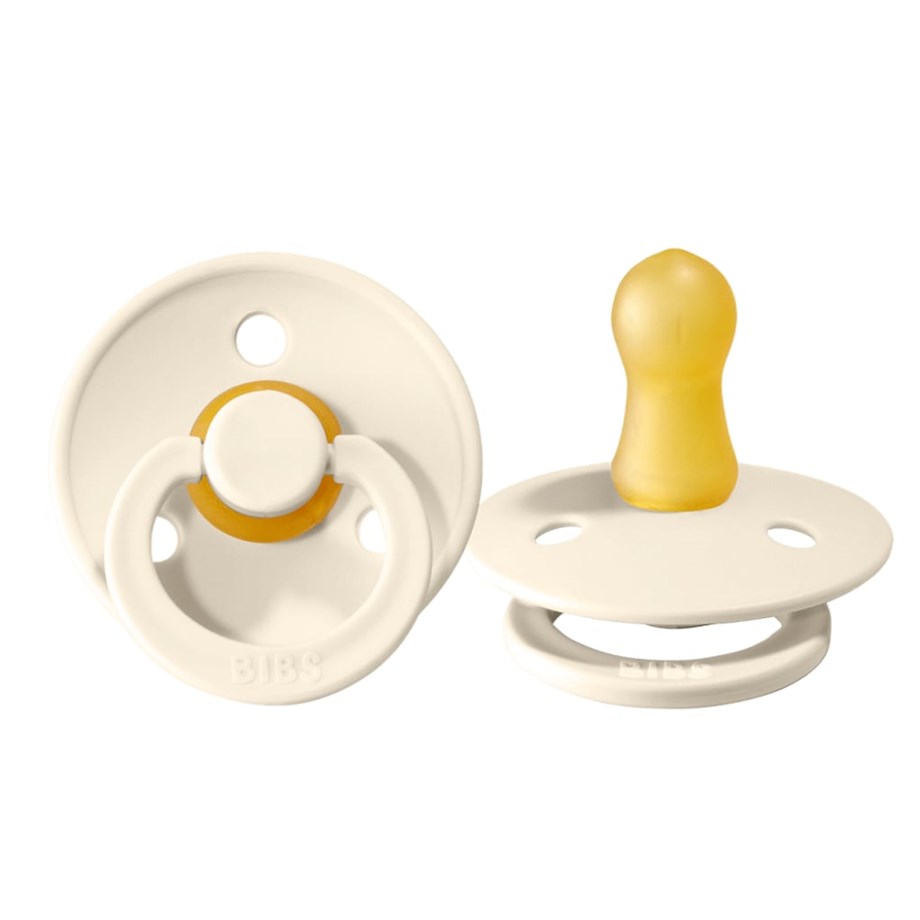 Bibs Colour Kauçuk Emzik Ivory 6-12 Ay