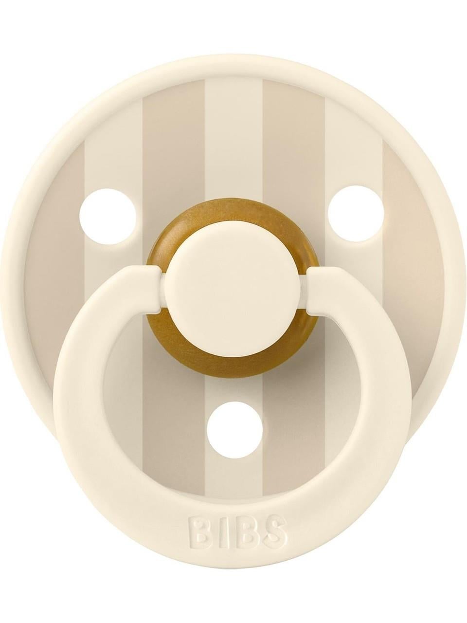 Bibs Studio Colour Block Kauçuk Emzik Ivory/ Vanilla 6+ Ay