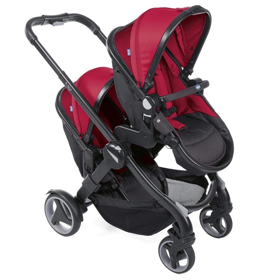 Chicco Fully Twin İkiz Bebek Arabası Red Passion