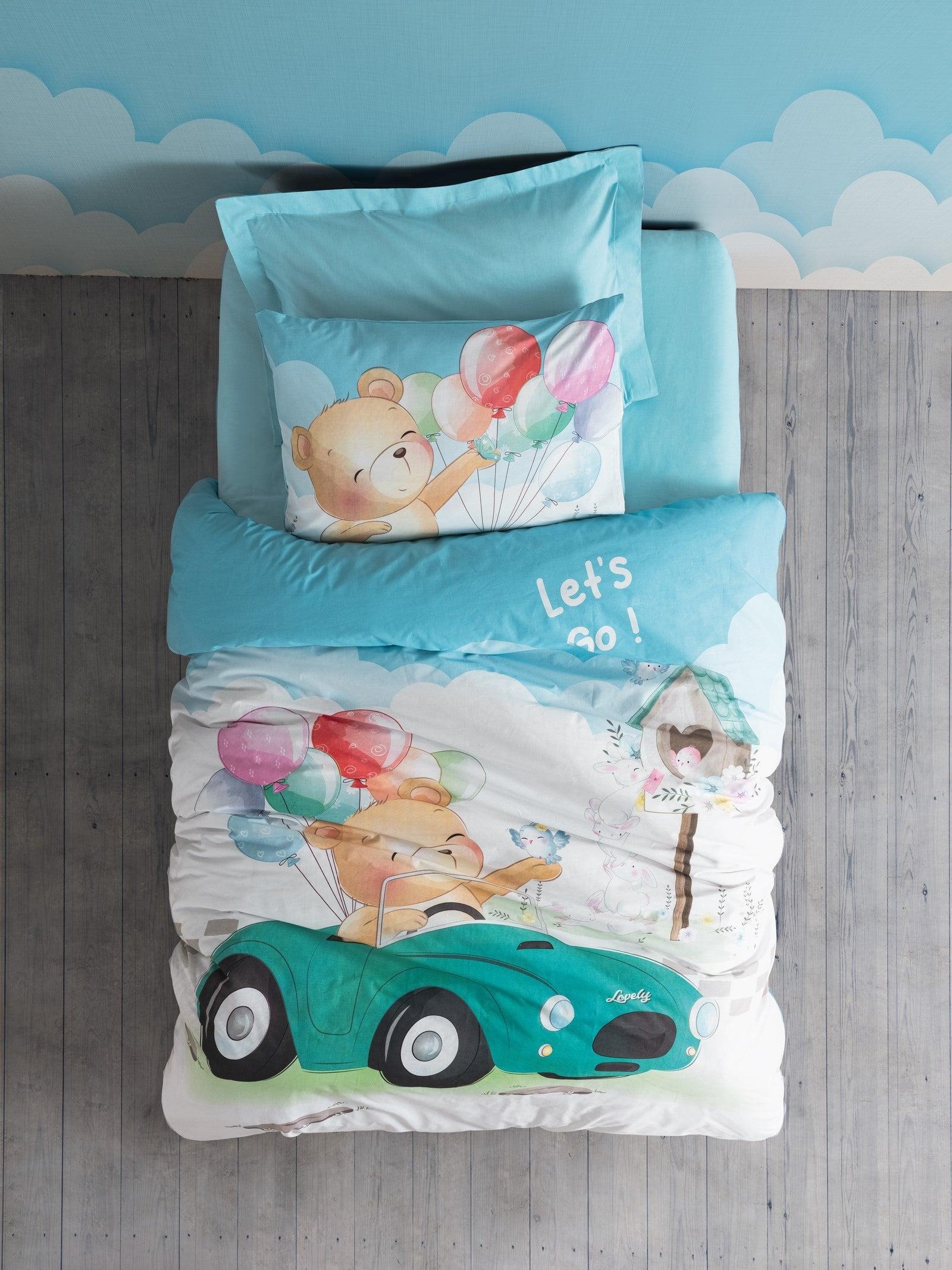 Cottonbox Buddy Mavi Genç  Nevresim Takımı