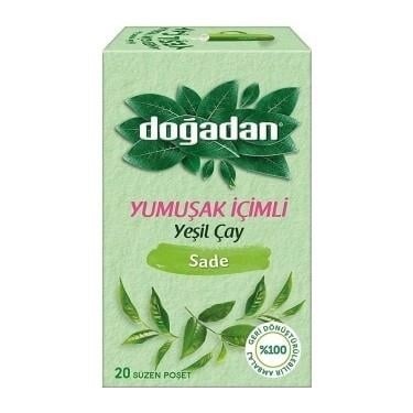 Doğadan Yumuşak İçimli Yeşil Çay 20'li Bardak Poşet