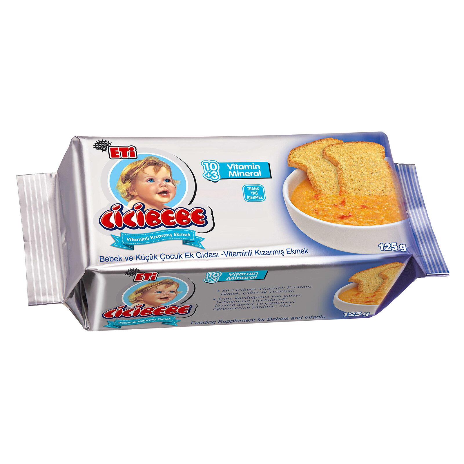 Eti Cicibebe Vitaminli Bebe Ekmeği 125 gr