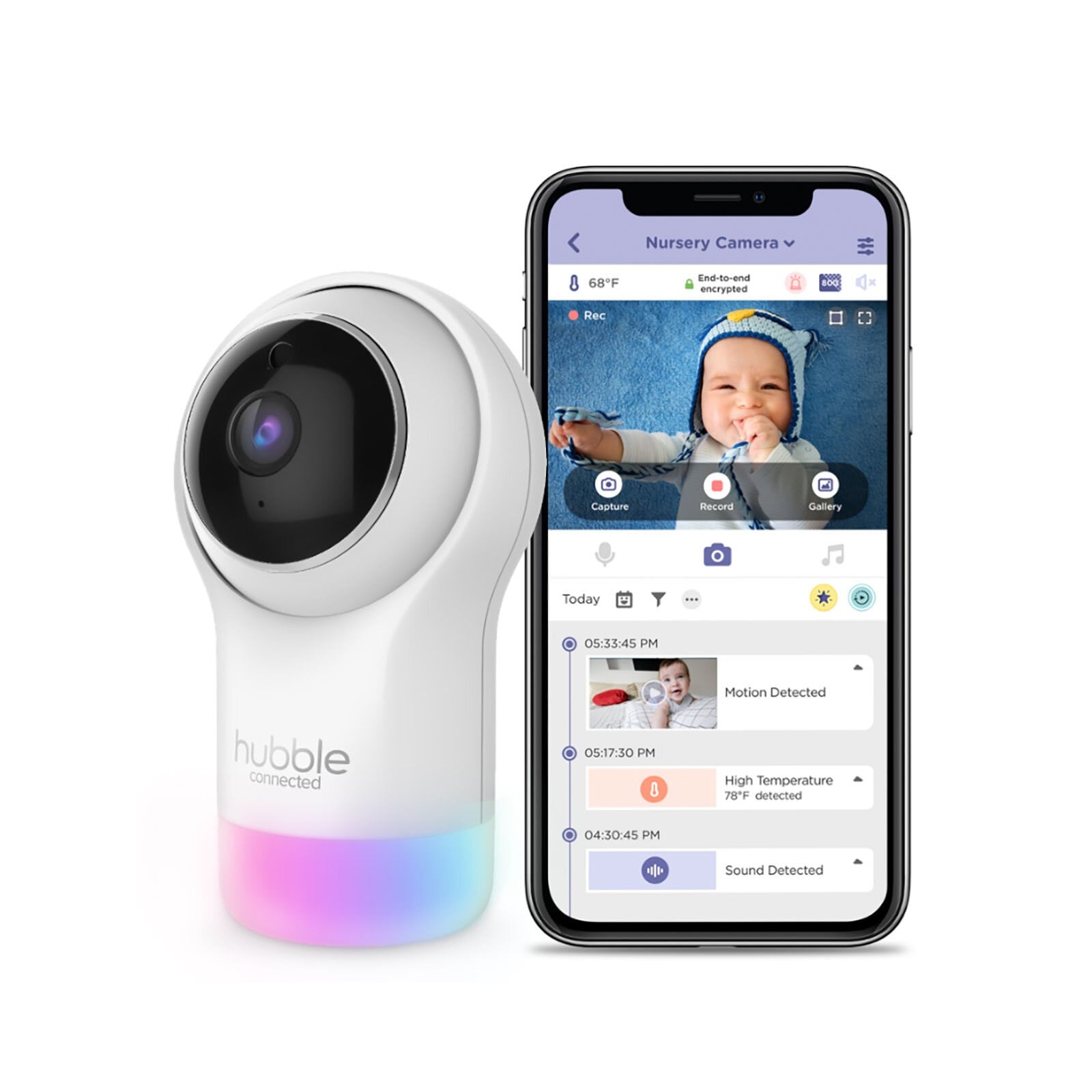 Hubble Glow Full HD WiFi Bebek Kamerası