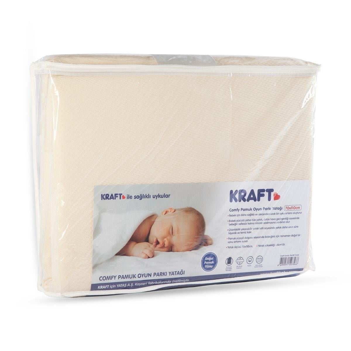 Kraft Comfy Oyun Parkı Yatağı Pamuk 70*110cm