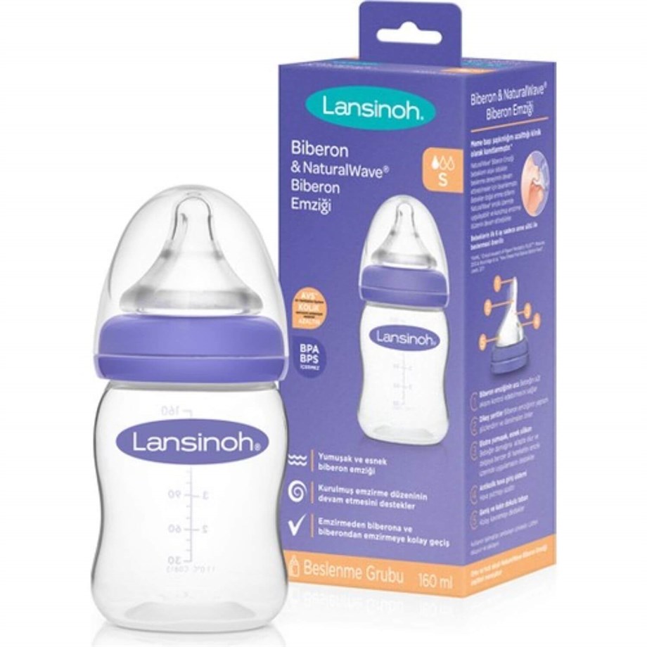 Lansinoh 75980 Natural Wave Silikon Uçlu Biberon 160 ml