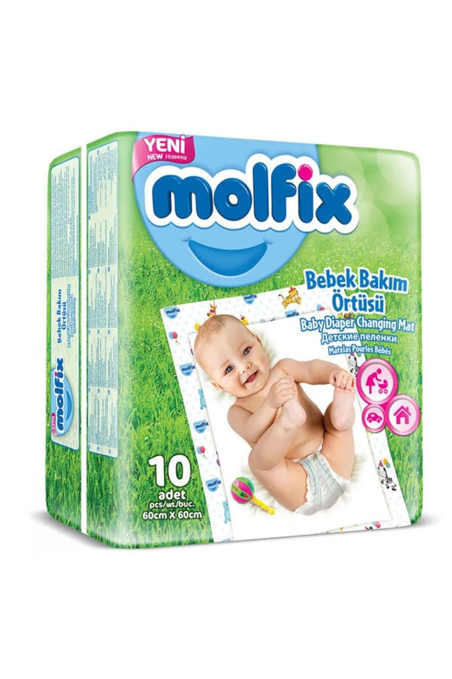 Molfix Bebek Bakım Örtüsü 10Lu