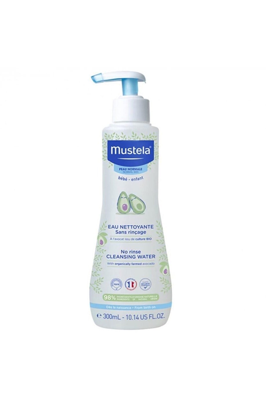 Mustela Durulama Gerektirmeyen Temizleyici Sıvı 300Ml