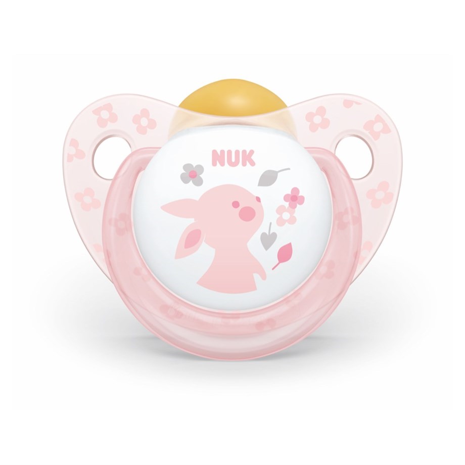 Nuk No:2 Kauçuk Emzik - Baby Rose - Saklama Kutulu