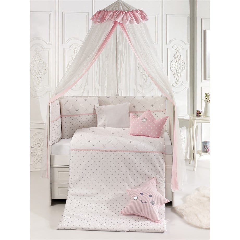 Pierre Cardin Queens Uyku Seti - Crown With Pink