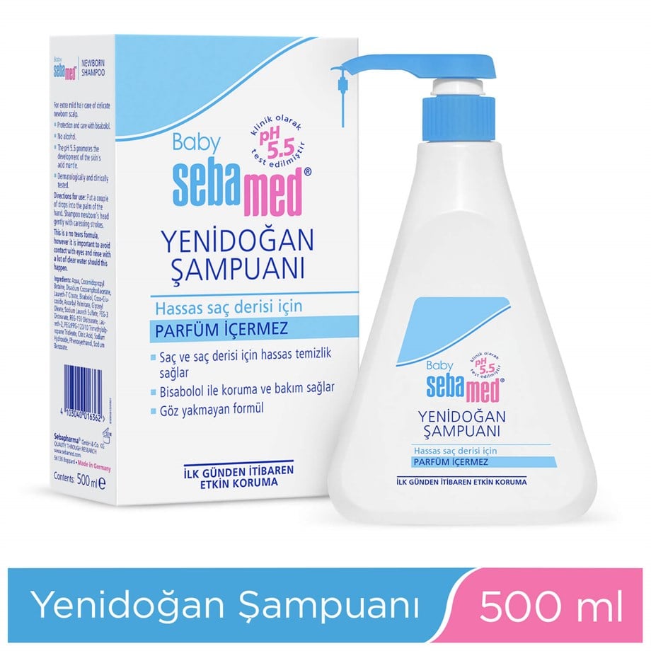 Sebamed Bebe Yenidoğan Şampuan 500ml