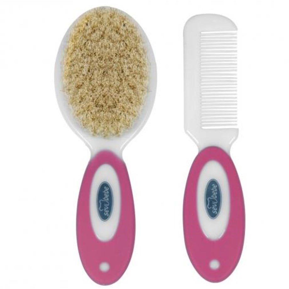 Sevi Bebe Naturel Fırça Tarak Seti 
