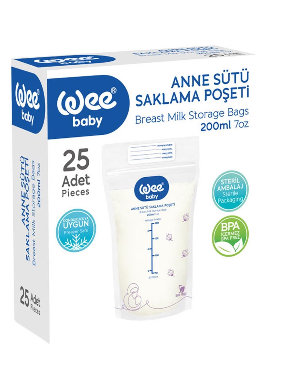 Wee Baby Anne Sütü Saklama Poşeti 25'li